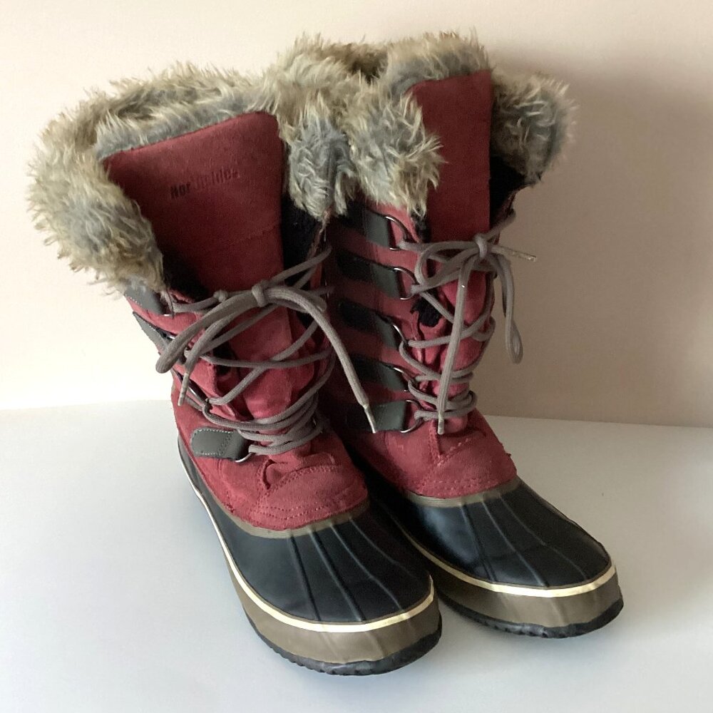 Northside Kathmandu Women's Winter Snow Boots Size 10 Suede Boots Insulated